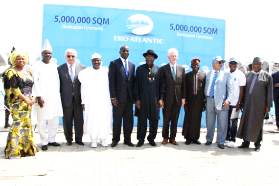 Opening ceremony of the first phase of the Eko Atlantic City (Photo: http://news.naij.com)