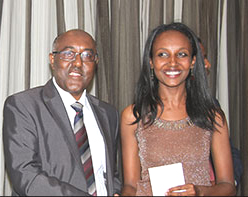 Ayalew Zegeye (left) and  Adey Abeba Tadesse of Aba Consulting Architects (photo: CapitalEthiopia.com)